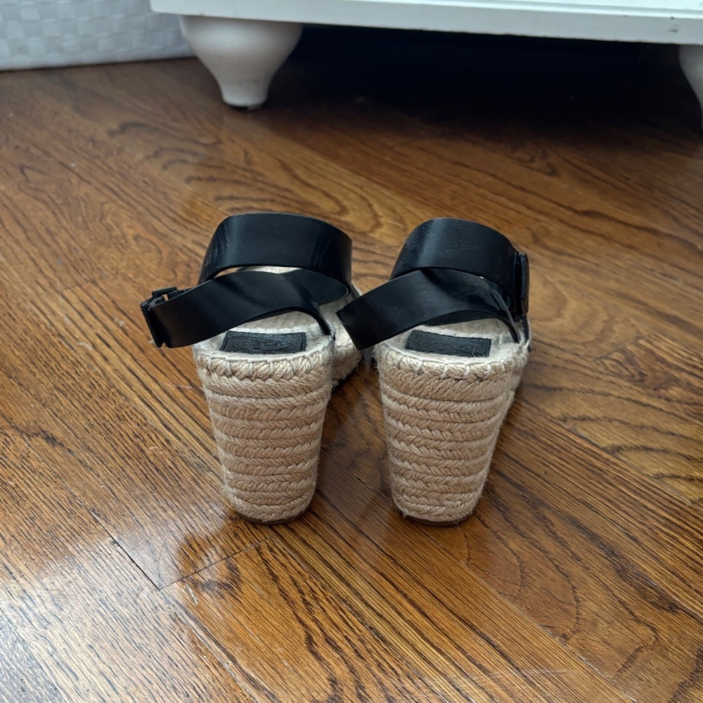 Tory Burch Black Espadrille Sandals - Picture 3 of 8